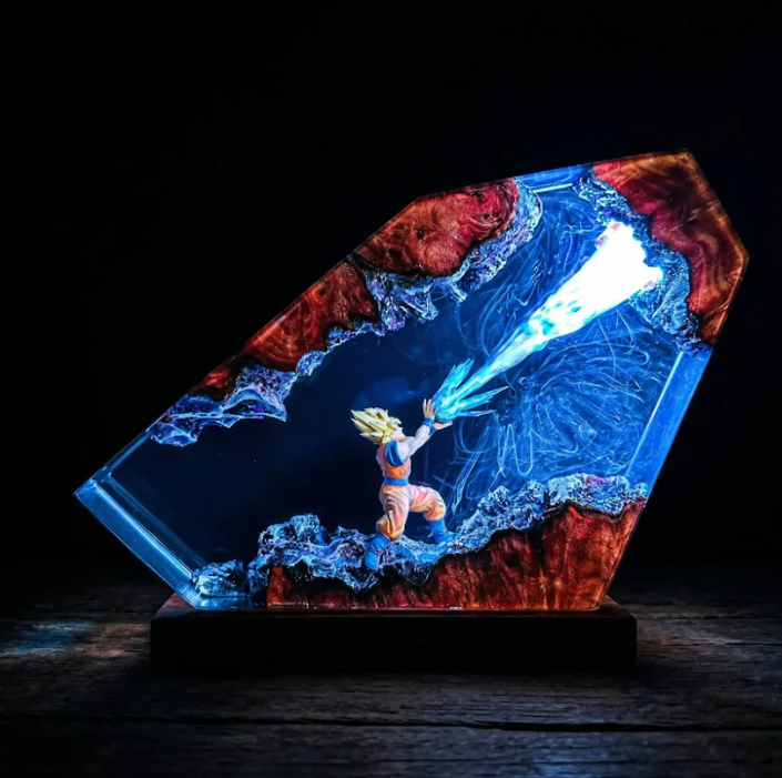 Goku Dbz Resin Lamp